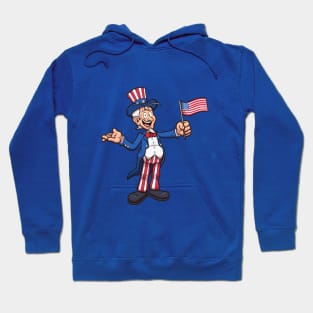 Uncle Sam With American Flag Hoodie